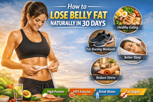 Lose belly fat naturally in 30 days