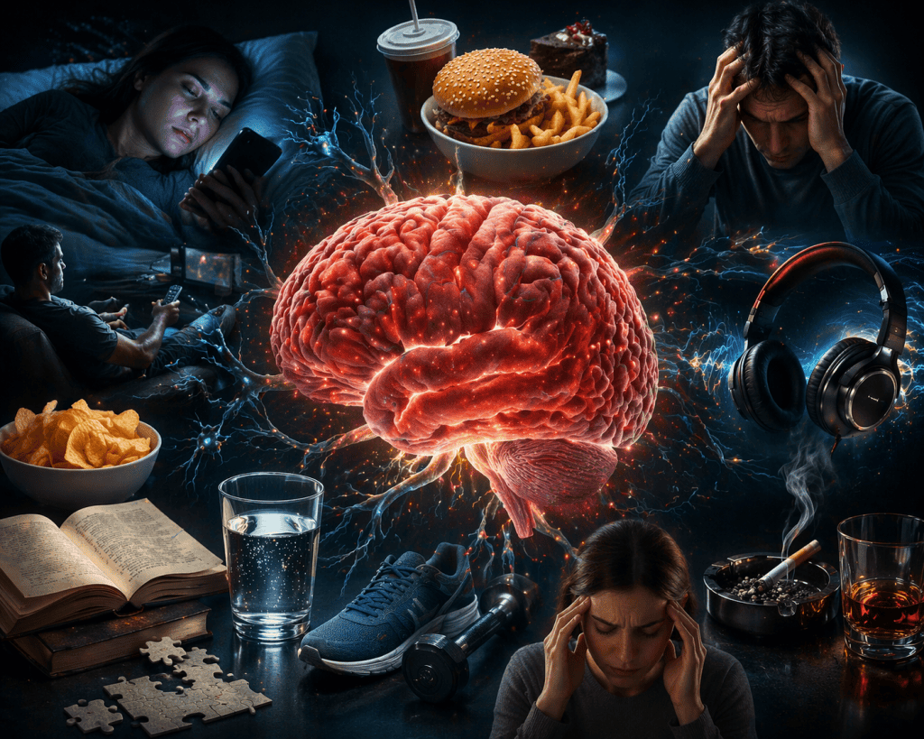 Modern habits weighing on the mind