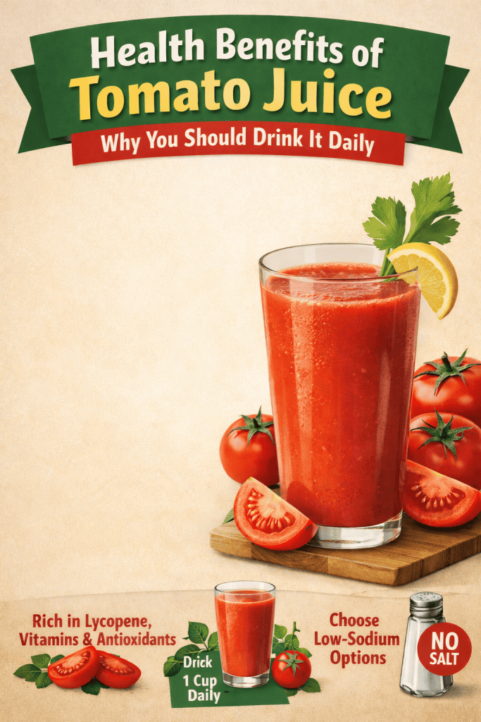 health benefits of tomato juice